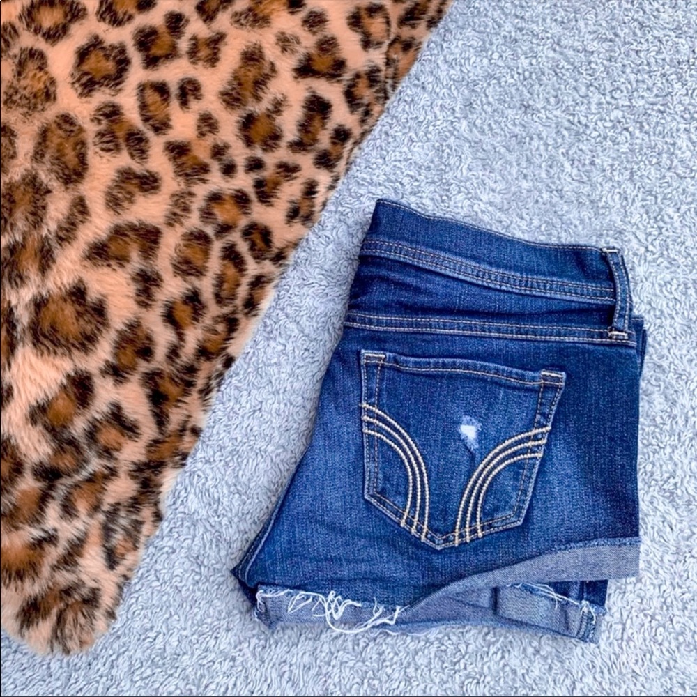 hollister denim shorts